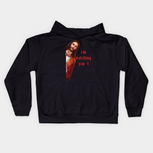 Divine Surveillance: Jesus Meme Shirt - I'm Watching You 👀 Kids Hoodie